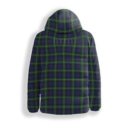 ScotsTee Shop Scottish Baillie of Polkemmet Premium Tartan Down Jacket Winter White Duck Down Plaid