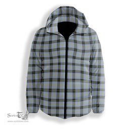 ScotsTee Shop Scottish Bell of the Borders Ancient Premium Tartan Down Jacket Winter White Duck Down Plaid