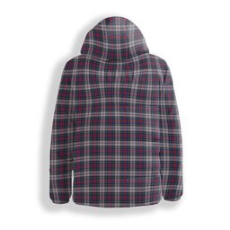 ScotsTee Shop Scottish Cooper Dress Dalgliesh 1 Premium Tartan Down Jacket Winter White Duck Down Plaid