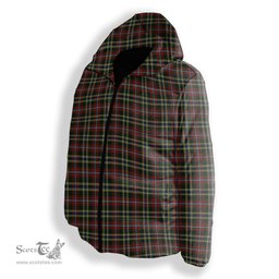 ScotsTee Shop Scottish Currie of Arran Premium Tartan Down Jacket Winter White Duck Down Plaid