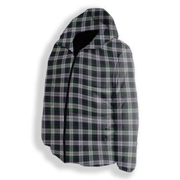 ScotsTee Shop Scottish Campbell of Cawdor Dress Premium Tartan Down Jacket Winter White Duck Down Plaid