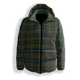 ScotsTee Shop Scottish Cameron of Lochiel Hunting Modern Premium Tartan Down Jacket Winter White Duck Down Plaid