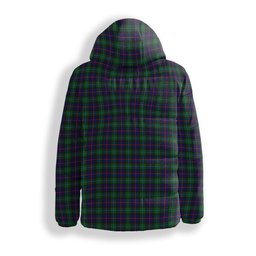 ScotsTee Shop Scottish Campbel of Cawdor Modern Premium Tartan Down Jacket Winter White Duck Down Plaid