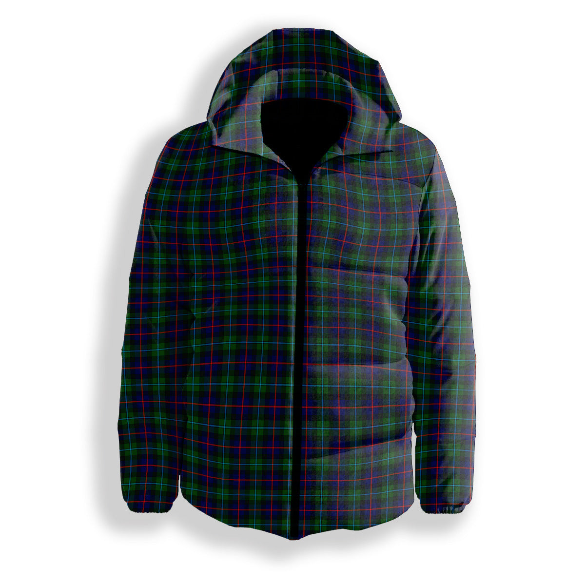 ScotsTee Shop Scottish Campbel of Cawdor Modern Premium Tartan Down Jacket Winter White Duck Down Plaid