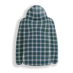 ScotsTee Shop Scottish Campbell Dress Ancient 02 Premium Tartan Down Jacket Winter White Duck Down Plaid