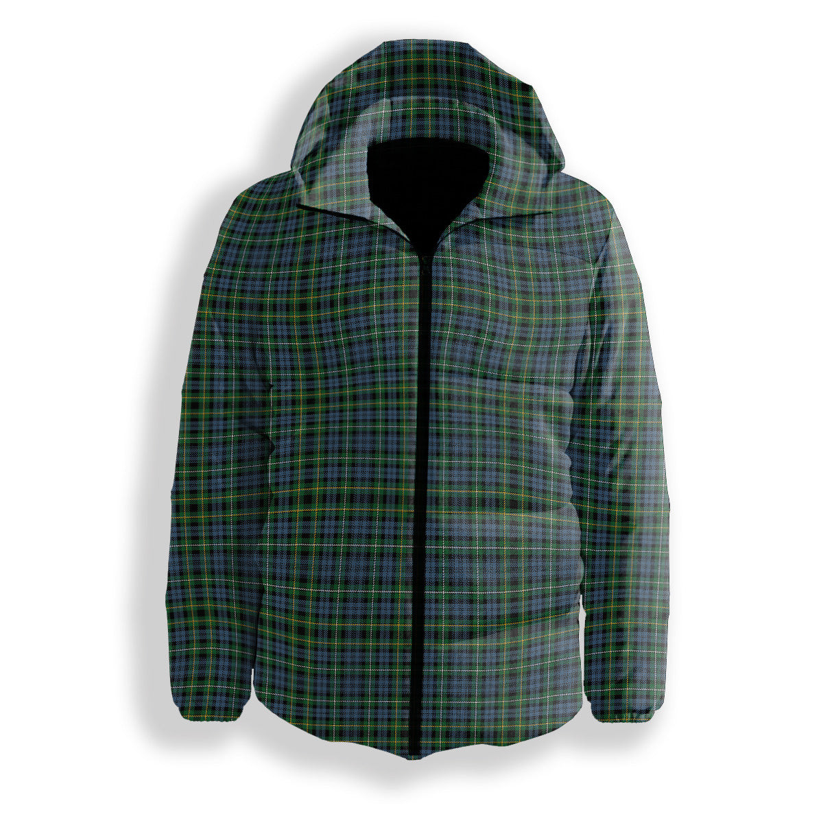 ScotsTee Shop Scottish Campbell of Argyll 1815 Ancient 2 Premium Tartan Down Jacket Winter White Duck Down Plaid