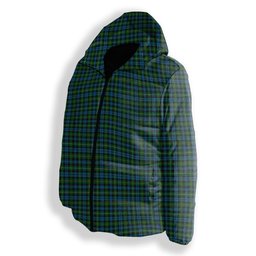 ScotsTee Shop Scottish Campbell of Argyll 02 Premium Tartan Down Jacket Winter White Duck Down Plaid
