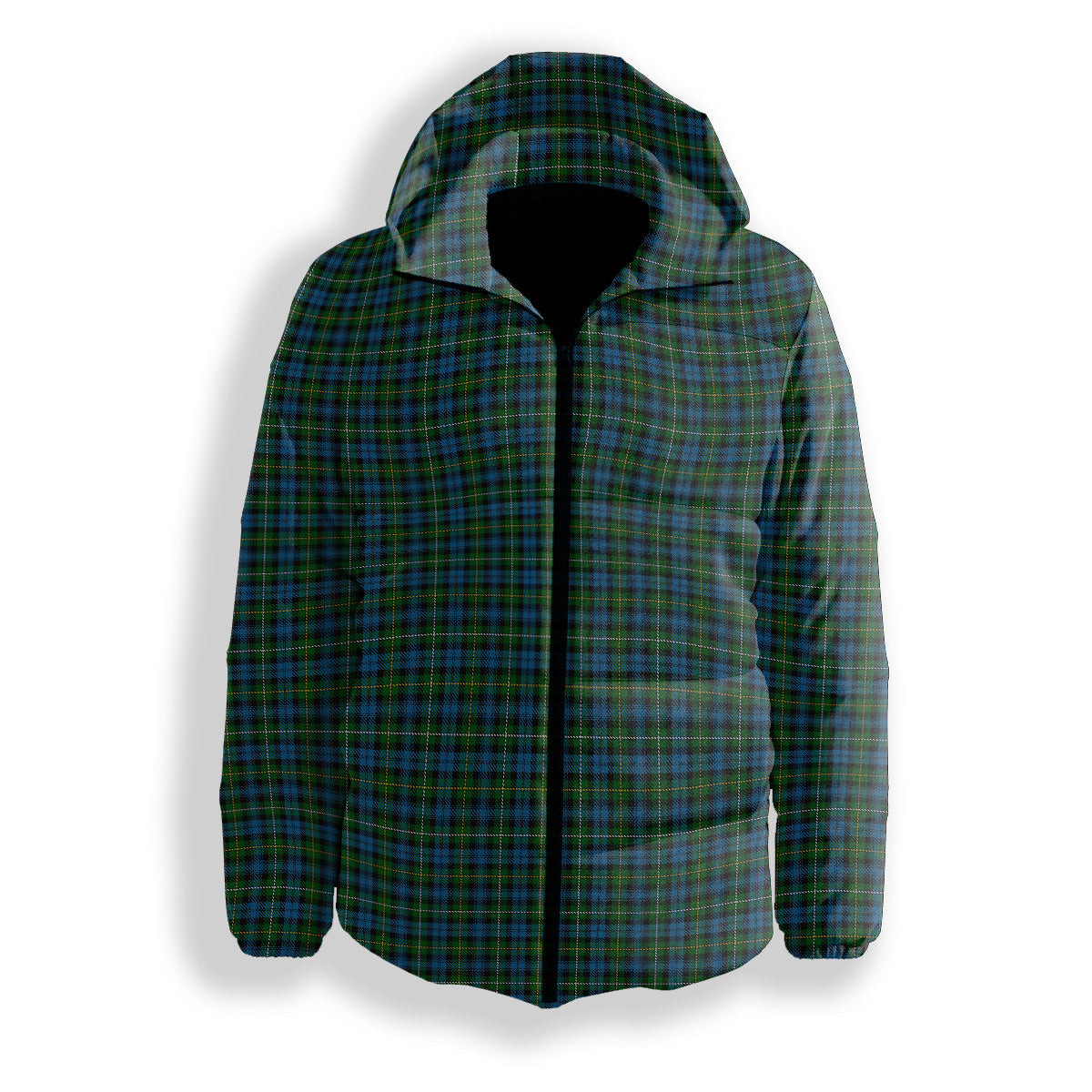 ScotsTee Shop Scottish Campbell of Argyll 02 Premium Tartan Down Jacket Winter White Duck Down Plaid