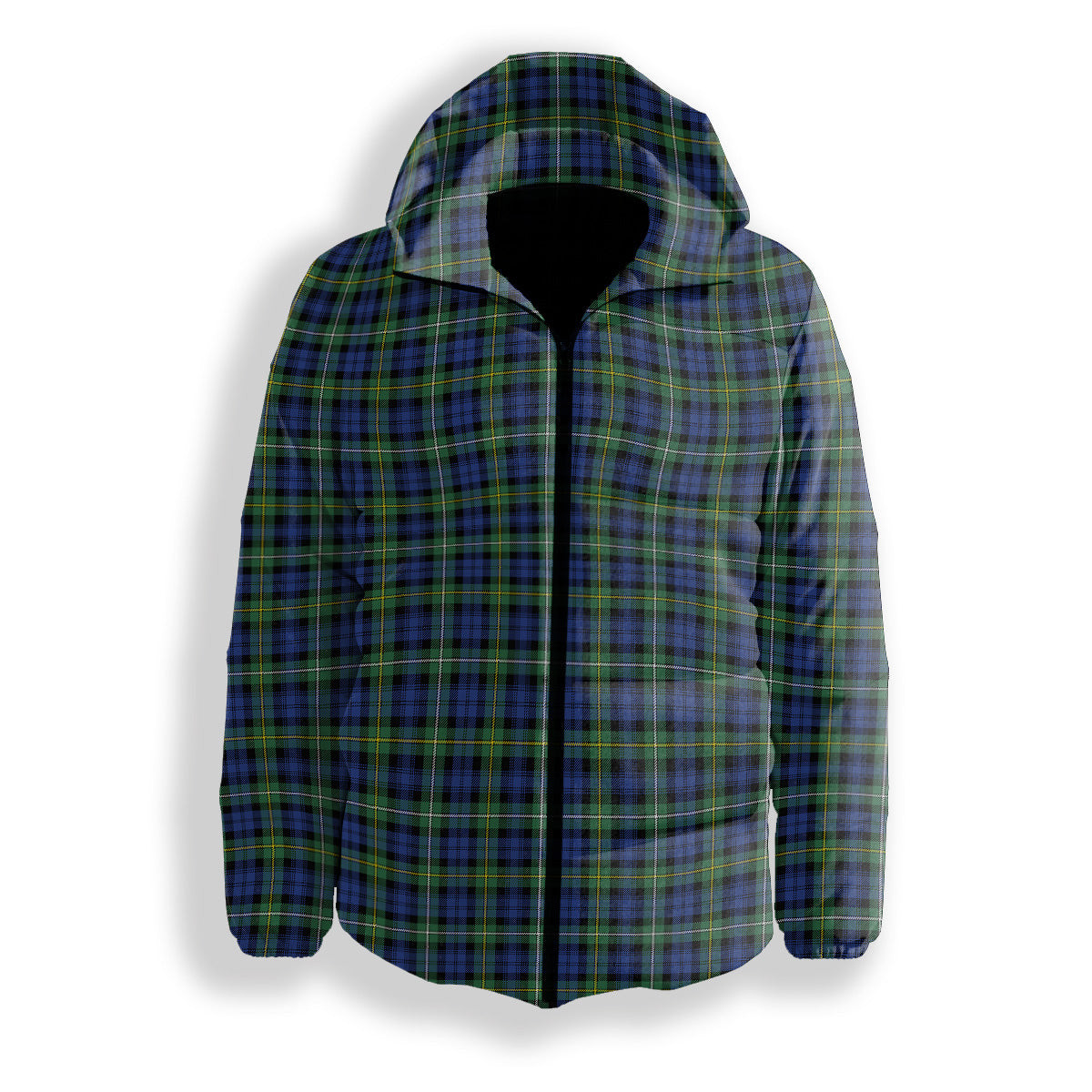 ScotsTee Shop Scottish Campbell of Argyll Ancient 2 Premium Tartan Down Jacket Winter White Duck Down Plaid