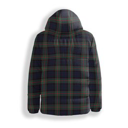 ScotsTee Shop Scottish Fletcher of Dunans Modern Premium Tartan Down Jacket Winter White Duck Down Plaid