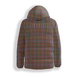 ScotsTee Shop Scottish Donald of Boisdale Ancient Premium Tartan Down Jacket Winter White Duck Down Plaid