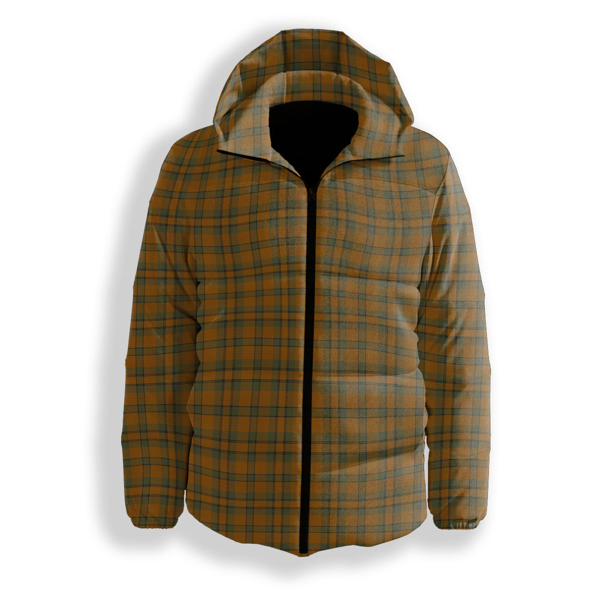ScotsTee Shop Scottish Donachie of Brockloch Ancient Hunting Premium Tartan Down Jacket Winter White Duck Down Plaid