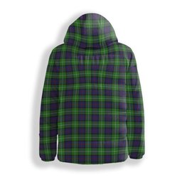 ScotsTee Shop Scottish Davidson of Tulloch Premium Tartan Down Jacket Winter White Duck Down Plaid