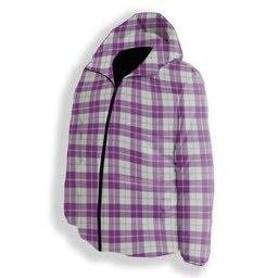 ScotsTee Shop Scottish Dunlop Dress Ancient Premium Tartan Down Jacket Winter White Duck Down Plaid