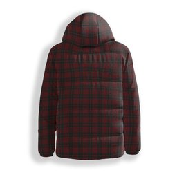 ScotsTee Shop Scottish Donald of Glencoe Premium Tartan Down Jacket Winter White Duck Down Plaid