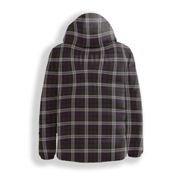 ScotsTee Shop Scottish Donald Dress Premium Tartan Down Jacket Winter White Duck Down Plaid