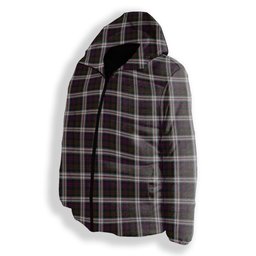 ScotsTee Shop Scottish Donald Dress Premium Tartan Down Jacket Winter White Duck Down Plaid