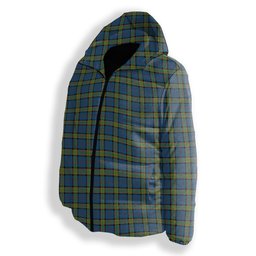 ScotsTee Shop Scottish Dalrymple M of Oxenfoord Premium Tartan Down Jacket Winter White Duck Down Plaid