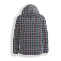 ScotsTee Shop Scottish Gayre Hunting Ancient Premium Tartan Down Jacket Winter White Duck Down Plaid