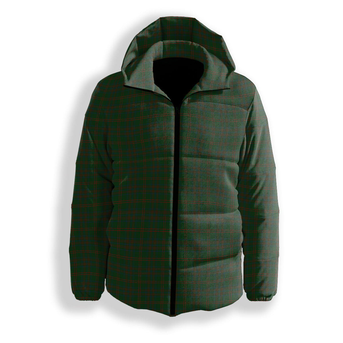 ScotsTee Shop Scottish Gayre Bodyguard Premium Tartan Down Jacket Winter White Duck Down Plaid
