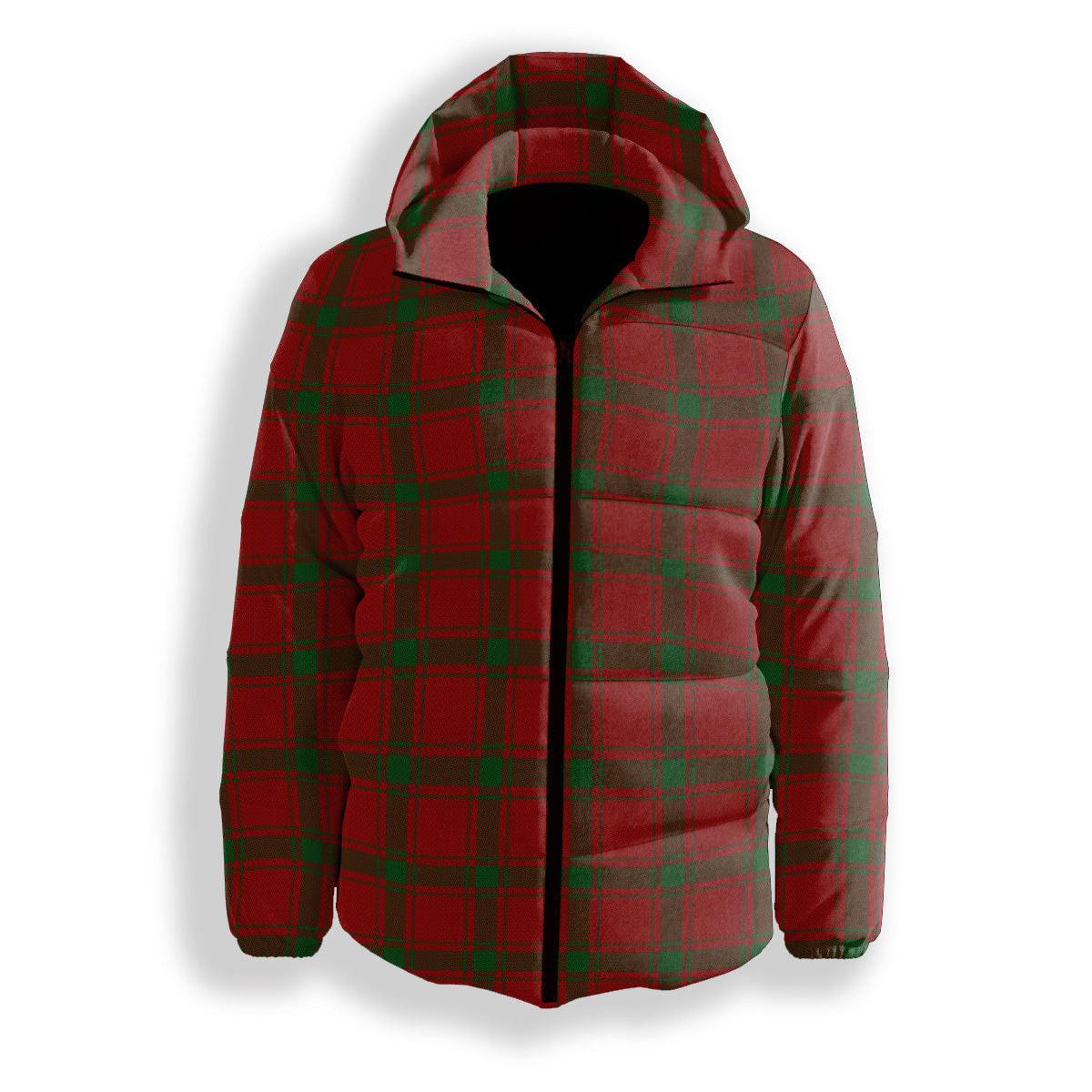 ScotsTee Shop Scottish Donald of Sleat Premium Tartan Down Jacket Winter White Duck Down Plaid
