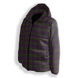 ScotsTee Shop Scottish Donald of Clan Ranald Modern Premium Tartan Down Jacket Winter White Duck Down Plaid