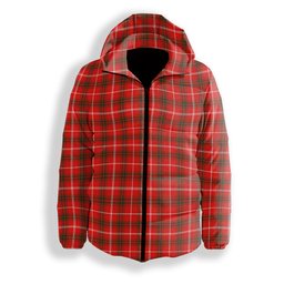 ScotsTee Shop Scottish Duke of Rothesay Modern Premium Tartan Down Jacket Winter White Duck Down Plaid