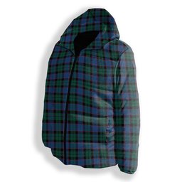 ScotsTee Shop Scottish Ferguson of Balquhidder Modern Premium Tartan Down Jacket Winter White Duck Down Plaid