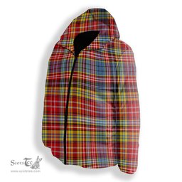 ScotsTee Shop Scottish Drummond of Strathallan Modern Premium Tartan Down Jacket Winter White Duck Down Plaid
