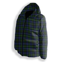 ScotsTee Shop Scottish Farquharson Vestiarium Scoticum Premium Tartan Down Jacket Winter White Duck Down Plaid