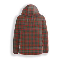ScotsTee Shop Scottish Drummond of Perth Ancient Premium Tartan Down Jacket Winter White Duck Down Plaid