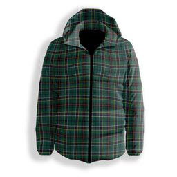ScotsTee Shop Scottish Duncan of Sketraw Modern Premium Tartan Down Jacket Winter White Duck Down Plaid
