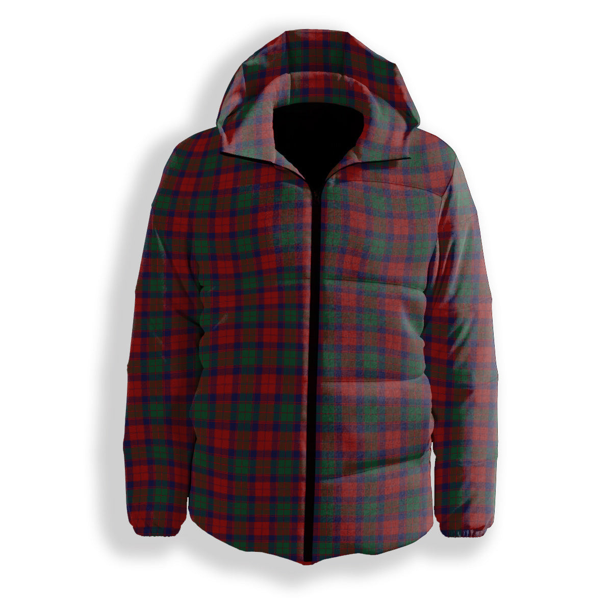 ScotsTee Shop Scottish Fraser of Struy Premium Tartan Down Jacket Winter White Duck Down Plaid
