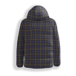 ScotsTee Shop Scottish Fletcher of Dunans SC Premium Tartan Down Jacket Winter White Duck Down Plaid