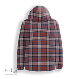ScotsTee Shop Scottish McDonald Dress Irish Ancient Premium Tartan Down Jacket Winter White Duck Down Plaid