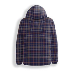 ScotsTee Shop Scottish Yamaha Marine Best In Class Premium Tartan Down Jacket Winter White Duck Down Plaid