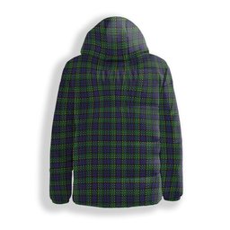 ScotsTee Shop Scottish Hogarth of Firhill Premium Tartan Down Jacket Winter White Duck Down Plaid