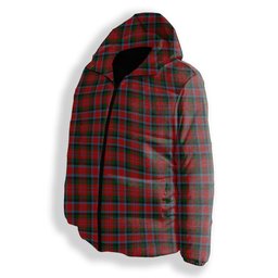 ScotsTee Shop Scottish MacDuff 2 Premium Tartan Down Jacket Winter White Duck Down Plaid