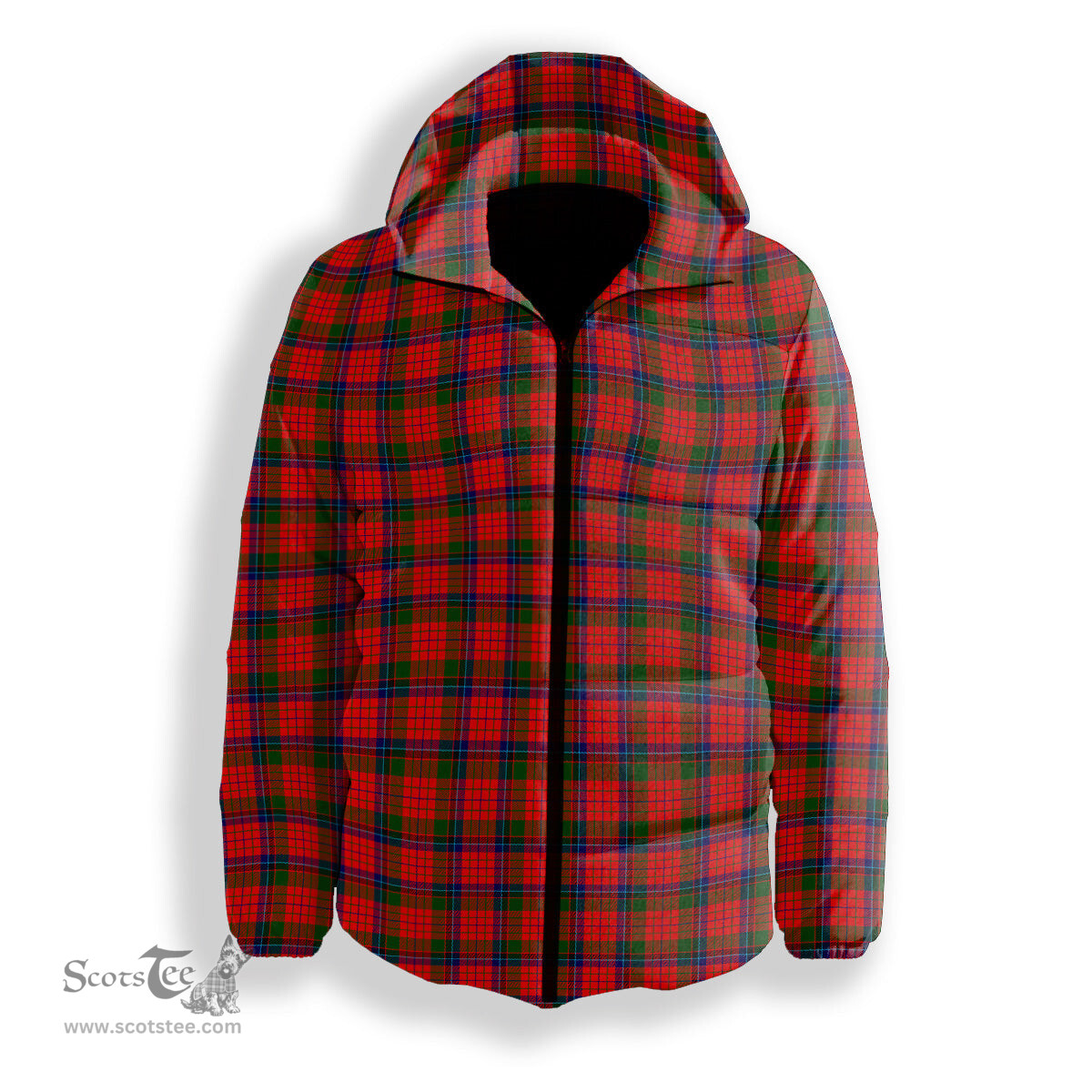 ScotsTee Shop Scottish McNeacail of Scorrybreac Premium Tartan Down Jacket Winter White Duck Down Plaid