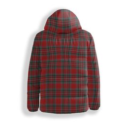 ScotsTee Shop Scottish McBean Premium Tartan Down Jacket Winter White Duck Down Plaid