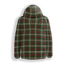 ScotsTee Shop Scottish Hohenzollern Staff Premium Tartan Down Jacket Winter White Duck Down Plaid