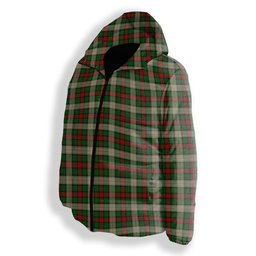 ScotsTee Shop Scottish Hohenzollern Staff Premium Tartan Down Jacket Winter White Duck Down Plaid