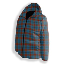 ScotsTee Shop Scottish Traill Premium Tartan Down Jacket Winter White Duck Down Plaid