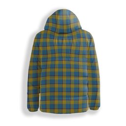 ScotsTee Shop Scottish Oliver Dress Pink Premium Tartan Down Jacket Winter White Duck Down Plaid