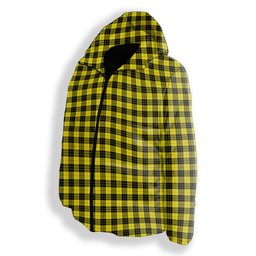 ScotsTee Shop Scottish McLeod of Lewis Modern Premium Tartan Down Jacket Winter White Duck Down Plaid