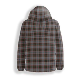ScotsTee Shop Scottish Innes Red Dress Dance Premium Tartan Down Jacket Winter White Duck Down Plaid