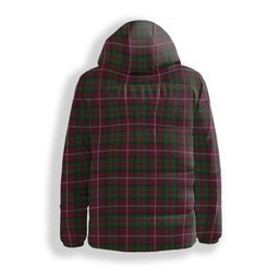 ScotsTee Shop Scottish Stewart of Bute Hunting Premium Tartan Down Jacket Winter White Duck Down Plaid