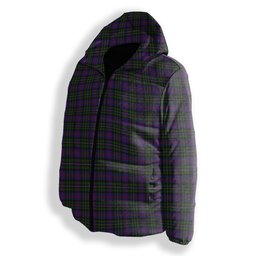 ScotsTee Shop Scottish MacCallum of Berwick Premium Tartan Down Jacket Winter White Duck Down Plaid