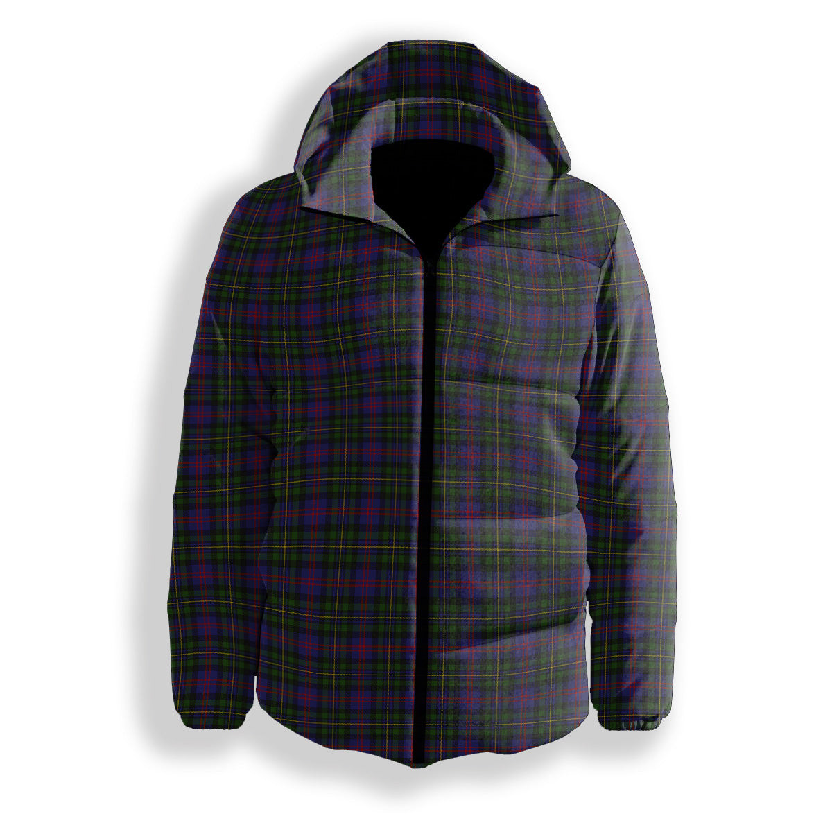 ScotsTee Shop Scottish MacCallum of Berwick Premium Tartan Down Jacket Winter White Duck Down Plaid