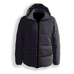 ScotsTee Shop Scottish MacCallum of Berwick Premium Tartan Down Jacket Winter White Duck Down Plaid